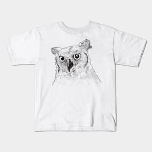 Owl Eyes Kids T-Shirt